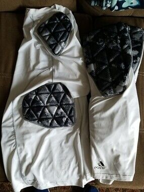 Adidas | Techfit 7 Pad Integrated Football Girdle And Shirt Camo/white